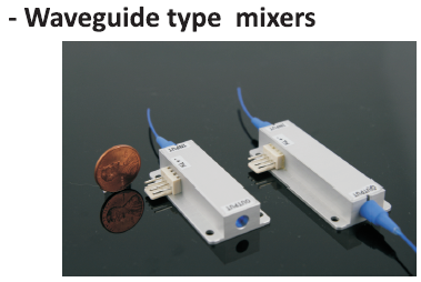 Waveguide type mixers